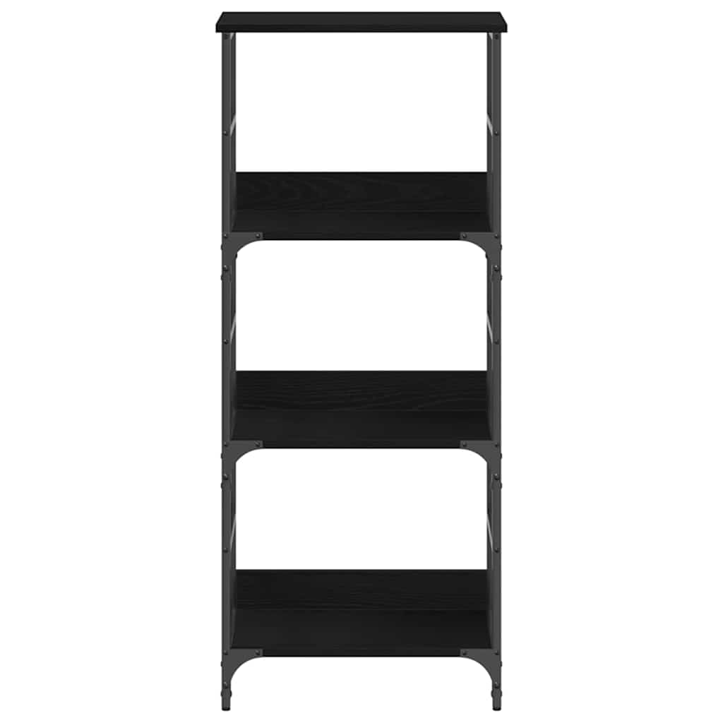vidaXL Półka na książki Czarny Dąb 50 x 33 x 117,5 cm