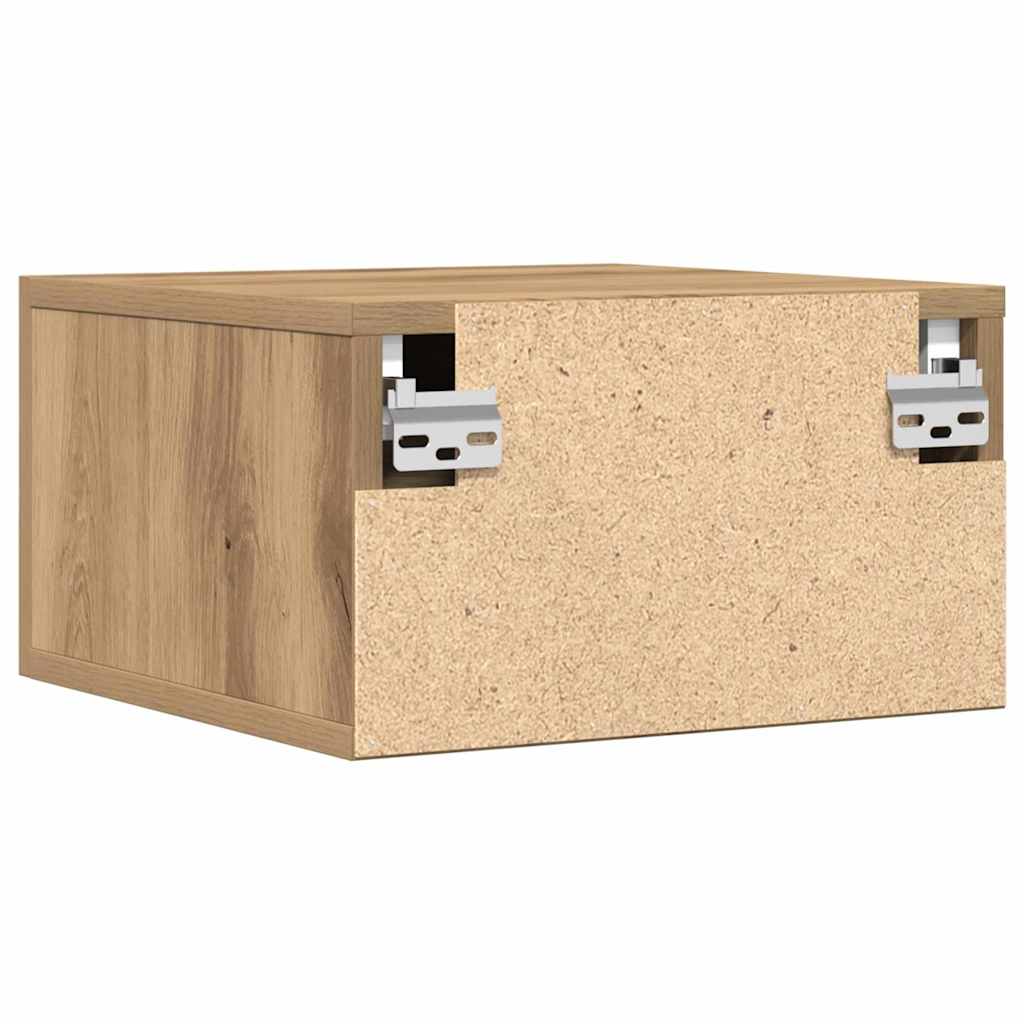 vidaXL Szafka Nocna 2 pcs Dąb rzemieślniczy 35 x 35 x 20 cm