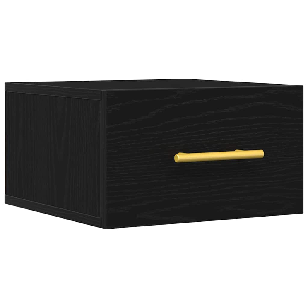 vidaXL Szafka Nocna Czarny Dąb 35 x 35 x 20 cm Materiał drewnopochodny