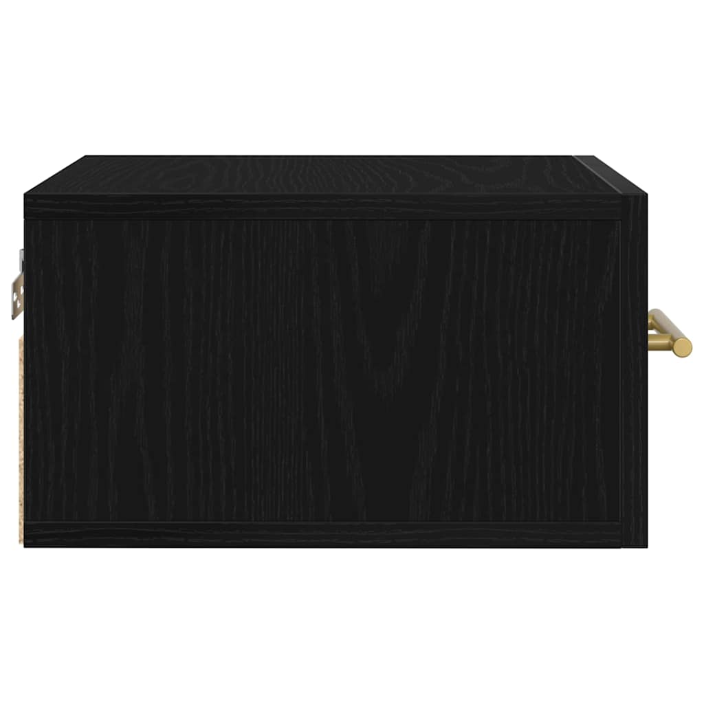 vidaXL Szafka Nocna Czarny Dąb 35 x 35 x 20 cm Materiał drewnopochodny