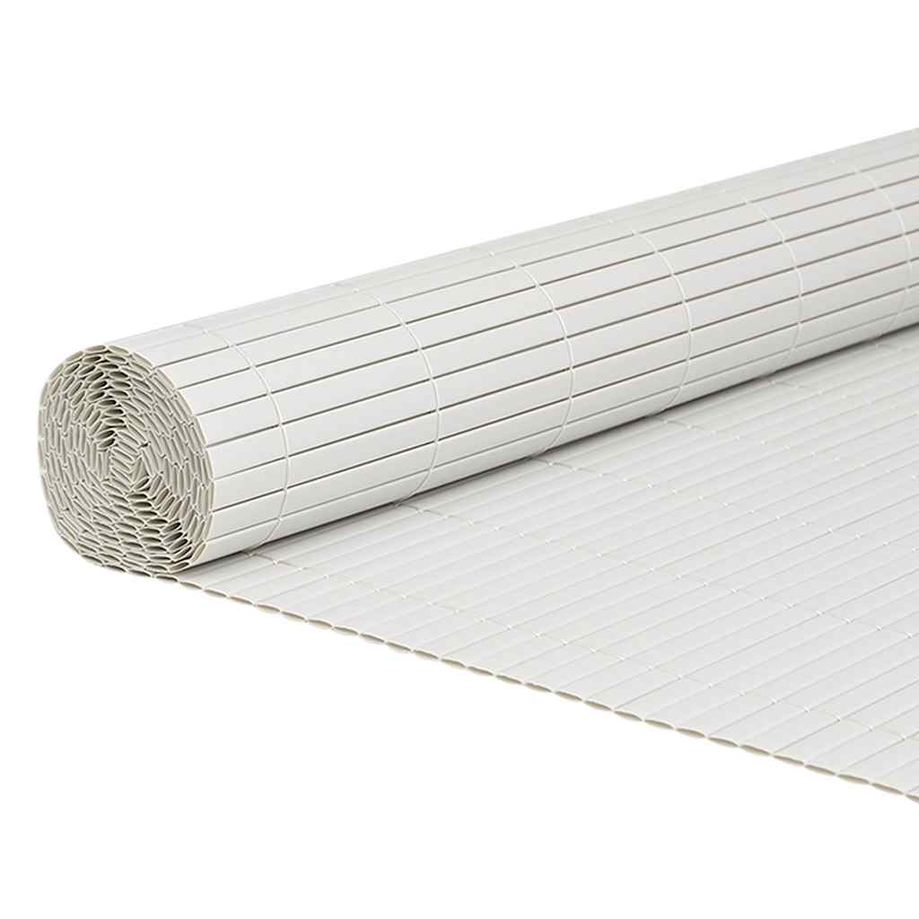 vidaXL Ogrodzenie Ogrodowe Dwustronne Białe 1,8x3 m PVC