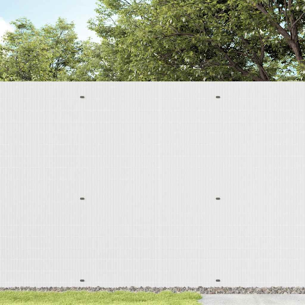 vidaXL Ogrodzenie Ogrodowe Dwustronne Białe 1,8x3 m PVC