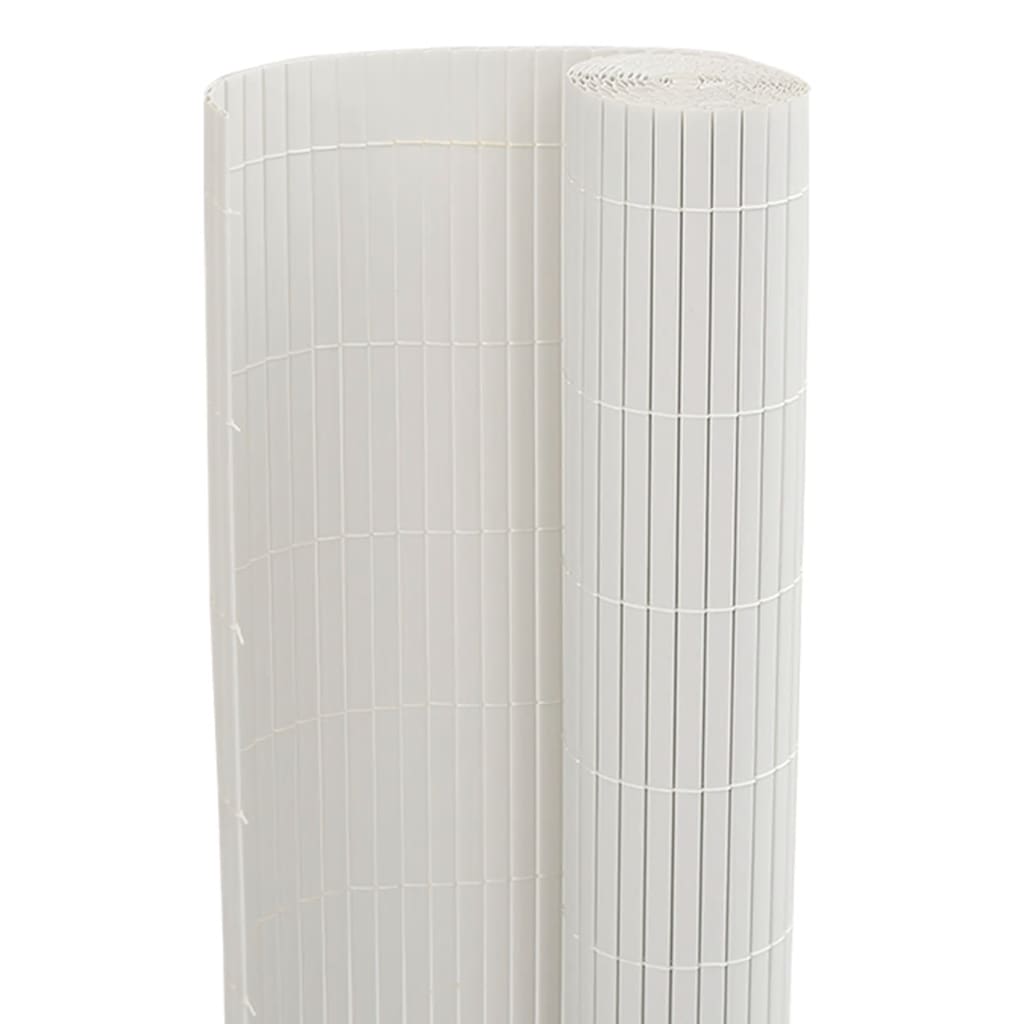 vidaXL Ogrodzenie Ogrodowe Dwustronne Białe 1,8x3 m PVC