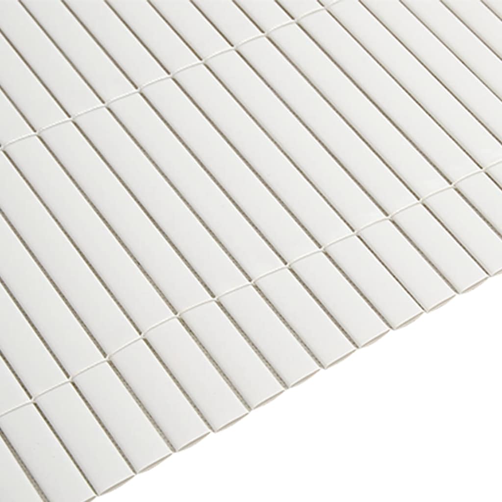 vidaXL Ogrodzenie Ogrodowe Dwustronne Białe 1,8x3 m PVC
