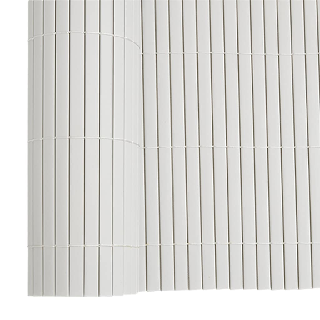 vidaXL Ogrodzenie Ogrodowe Dwustronne Białe 1,8x3 m PVC