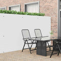 vidaXL Ogrodzenie Ogrodowe Dwustronne Białe 1,8x3 m PVC