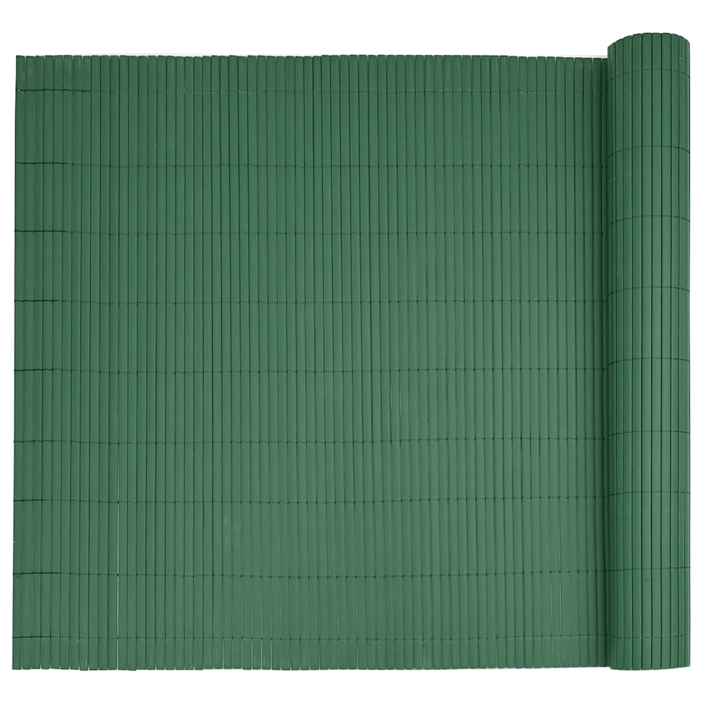 vidaXL Ogrodzenie Ogrodowe Dwustronne Zielone 1,8x3 m PVC
