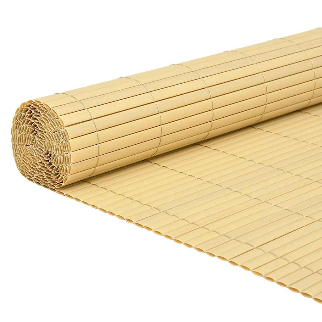 vidaXL Ogrodzenie Ogrodowe Dwustronne Żółte 1,8x3 m PVC
