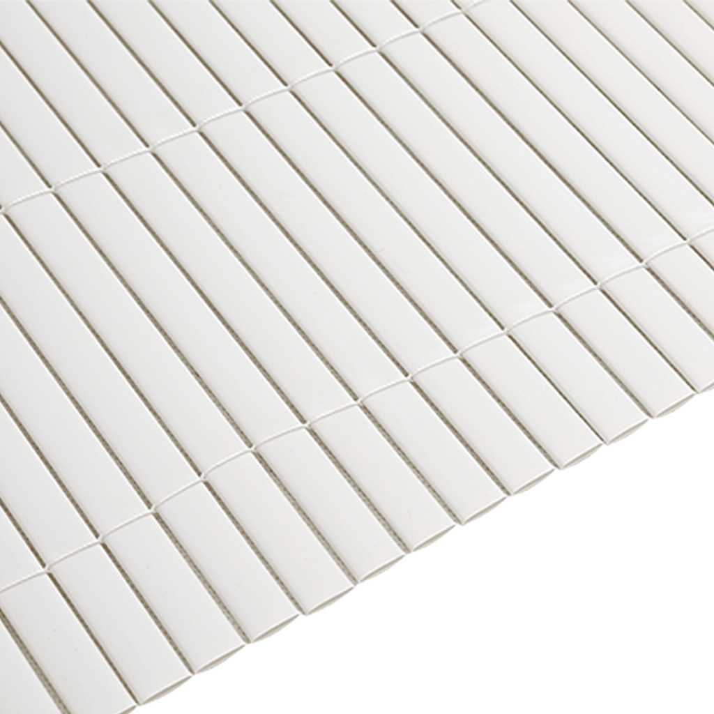 vidaXL Ogrodzenie Ogrodowe Dwustronne Białe 1,8x5 m PVC