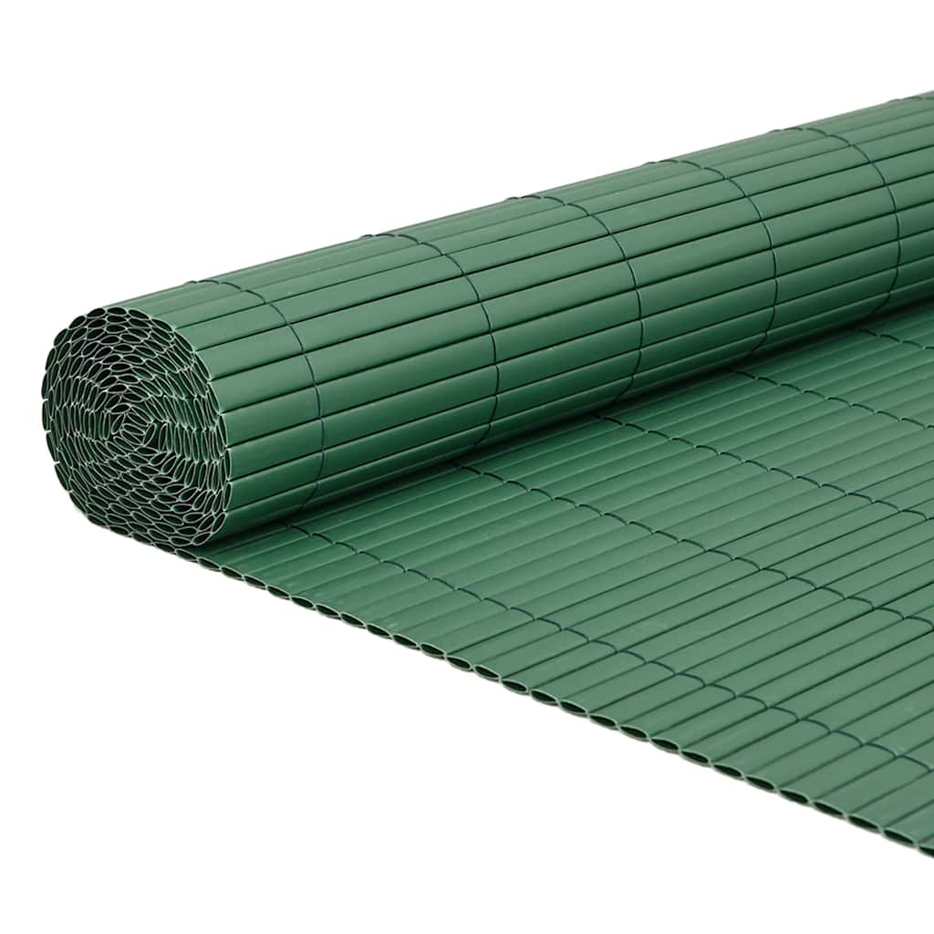 vidaXL Ogrodzenie Ogrodowe Dwustronne Zielone 1,8x5 m PVC