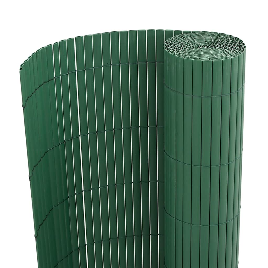 vidaXL Ogrodzenie Ogrodowe Dwustronne Zielone 1,8x5 m PVC
