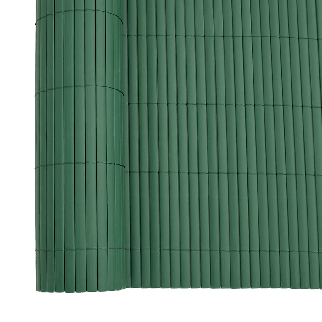 vidaXL Ogrodzenie Ogrodowe Dwustronne Zielone 1,8x5 m PVC