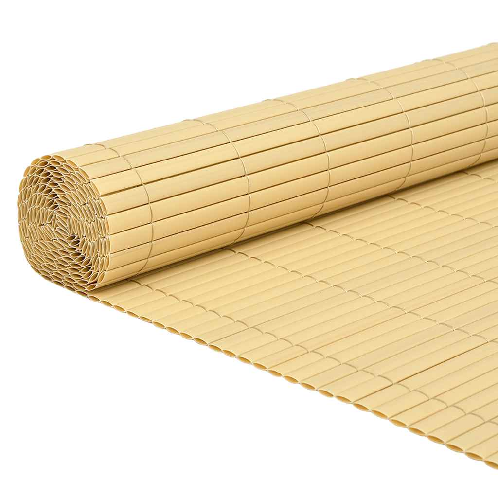 vidaXL Ogrodzenie Ogrodowe Dwustronne Żółte 1,8x5 m PVC