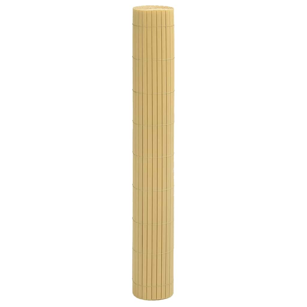 vidaXL Ogrodzenie Ogrodowe Dwustronne Żółte 1,8x5 m PVC
