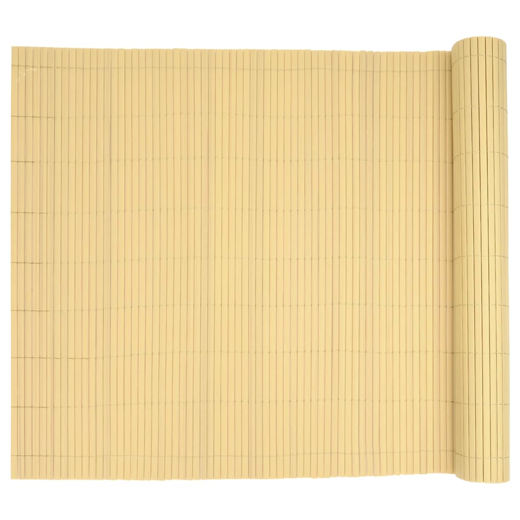 vidaXL Ogrodzenie Ogrodowe Dwustronne Żółte 1,8x5 m PVC