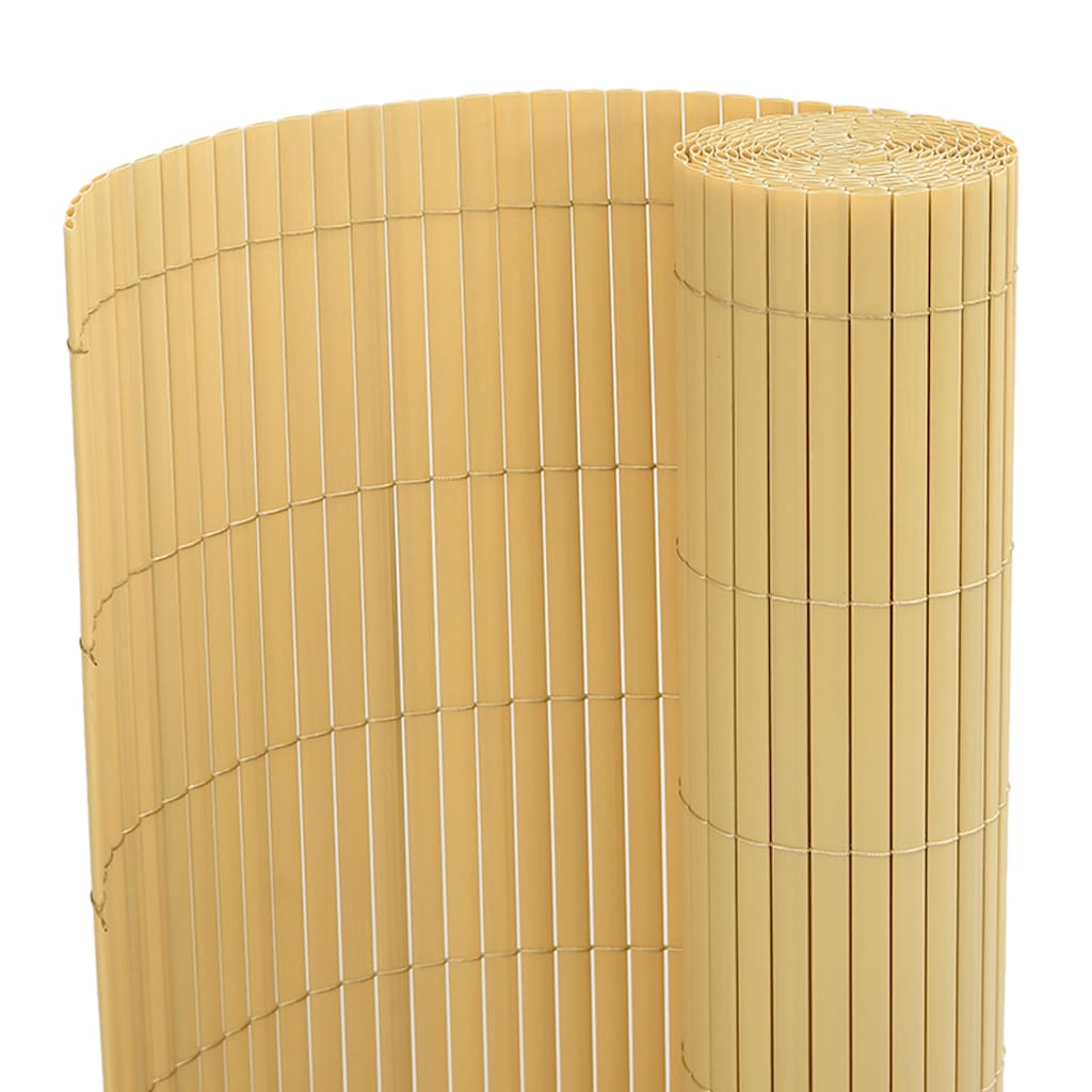 vidaXL Ogrodzenie Ogrodowe Dwustronne Żółte 1,8x5 m PVC