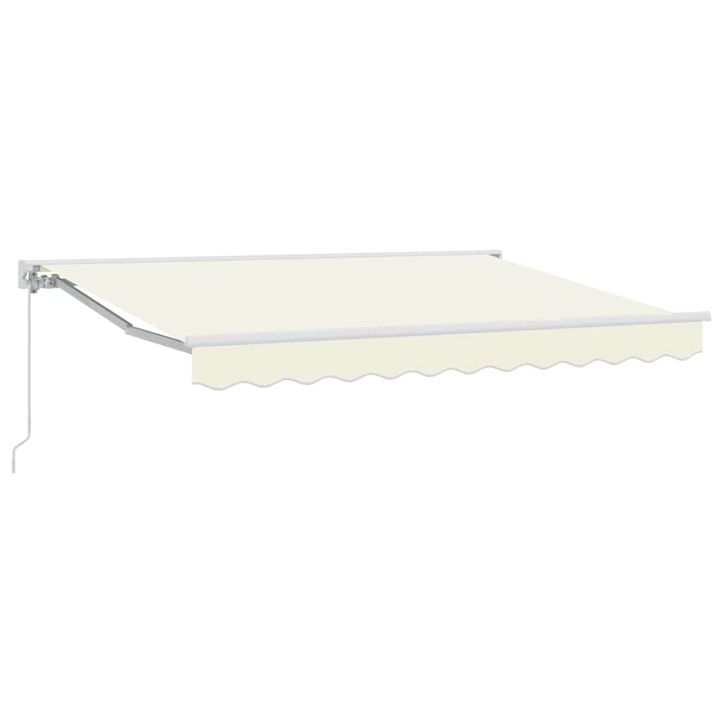 vidaXL Rama markizy Kremowy 250 x 200 cm Poliester z powłoką PU