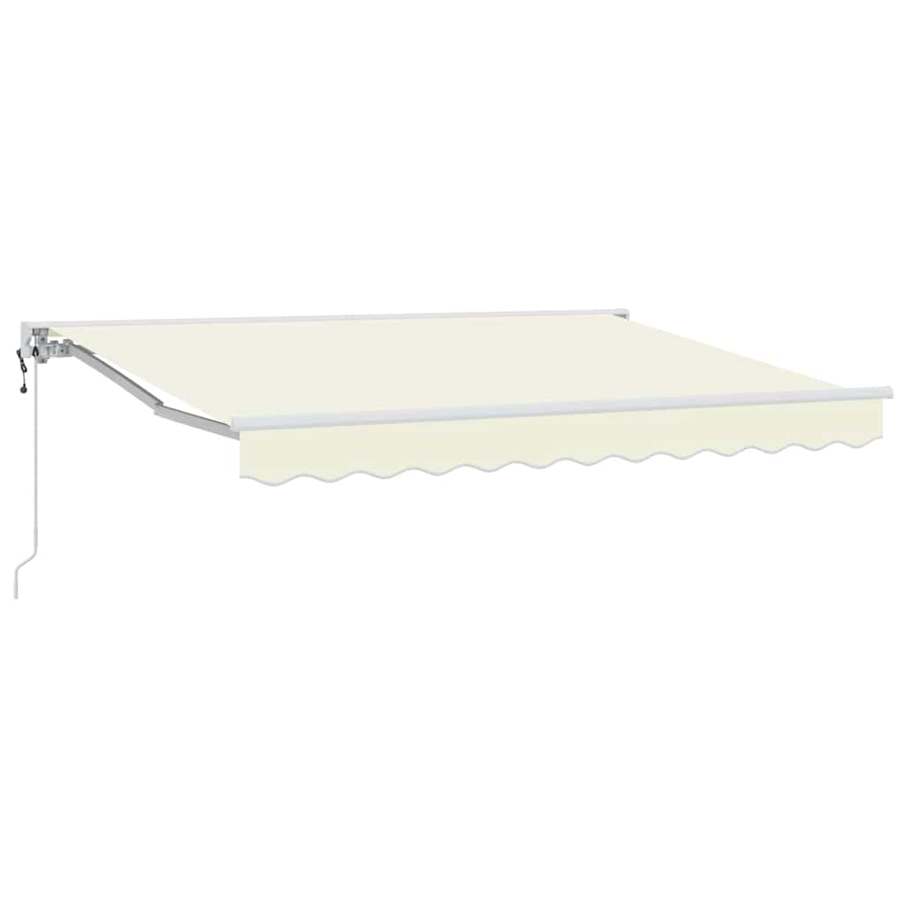 vidaXL Rama markizy Kremowy 250 x 200 cm Poliester z powłoką PU