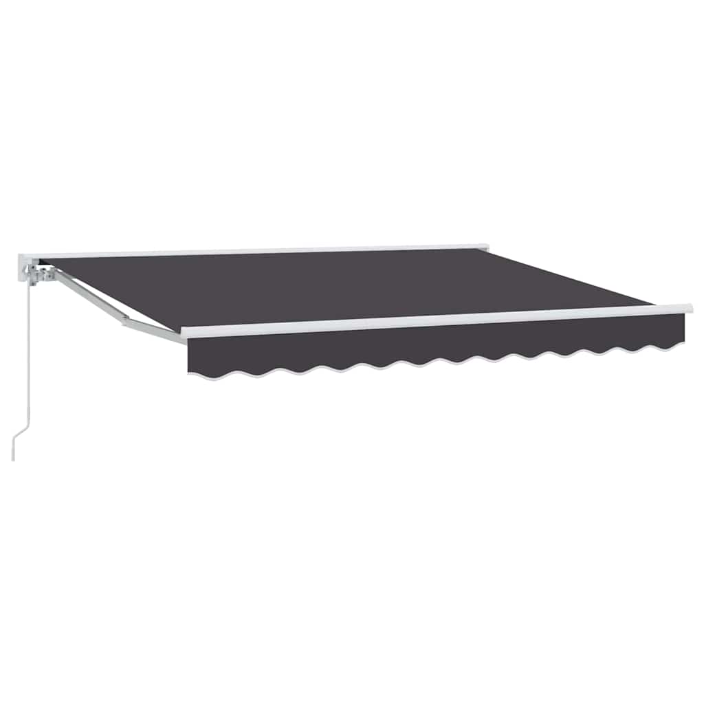 vidaXL Rama markizy Antracyt 250 x 200 cm Poliester z powłoką PU