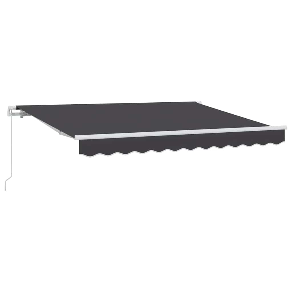 vidaXL Markiza zwijana Antracyt 250 x 200 cm tkanina