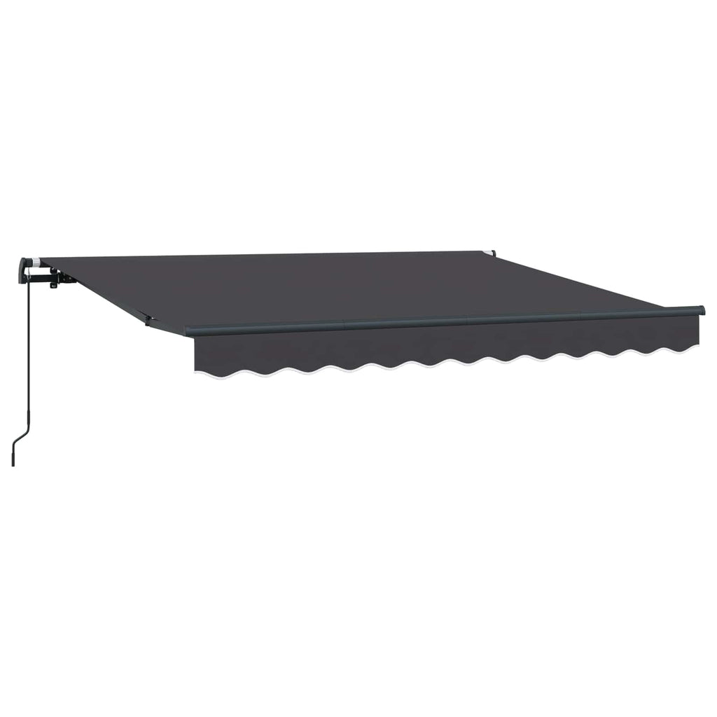 vidaXL Markiza zwijana Antracyt 250 x 200 cm tkanina