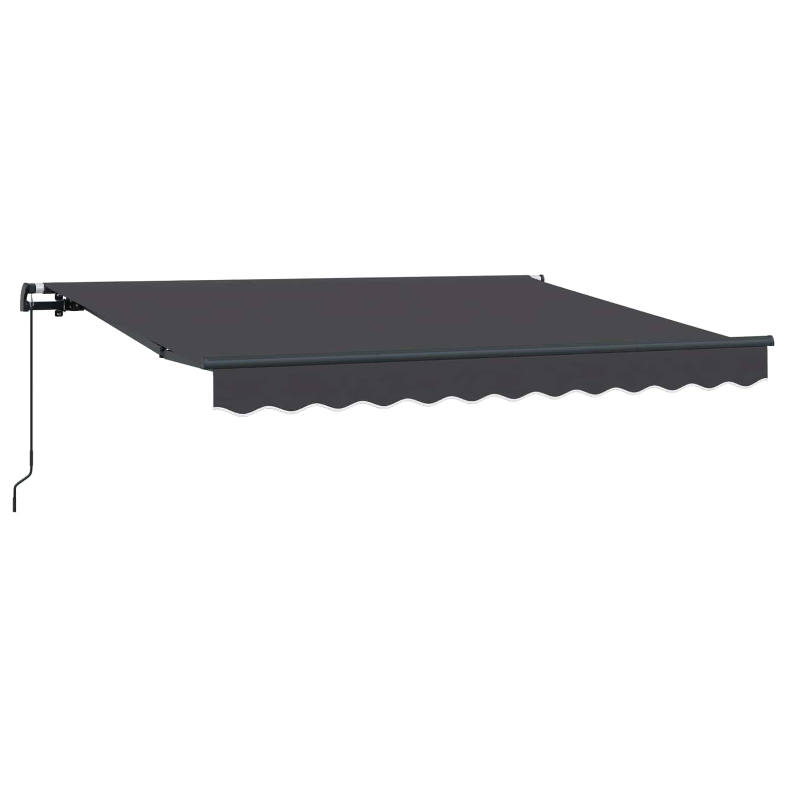 vidaXL Markiza zwijana Antracyt 250 x 200 cm tkanina