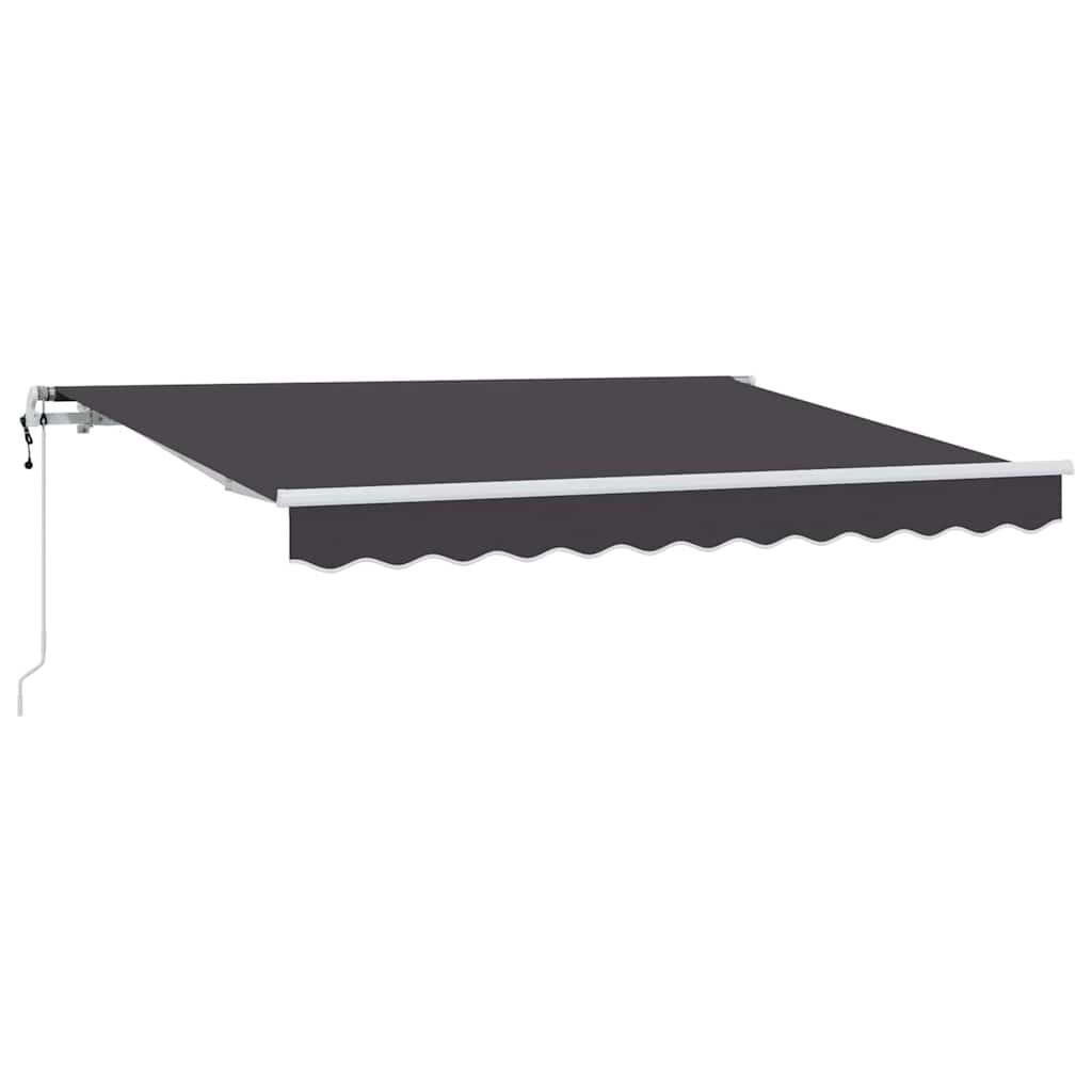 vidaXL Markiza zwijana Antracyt 250 x 200 cm tkanina
