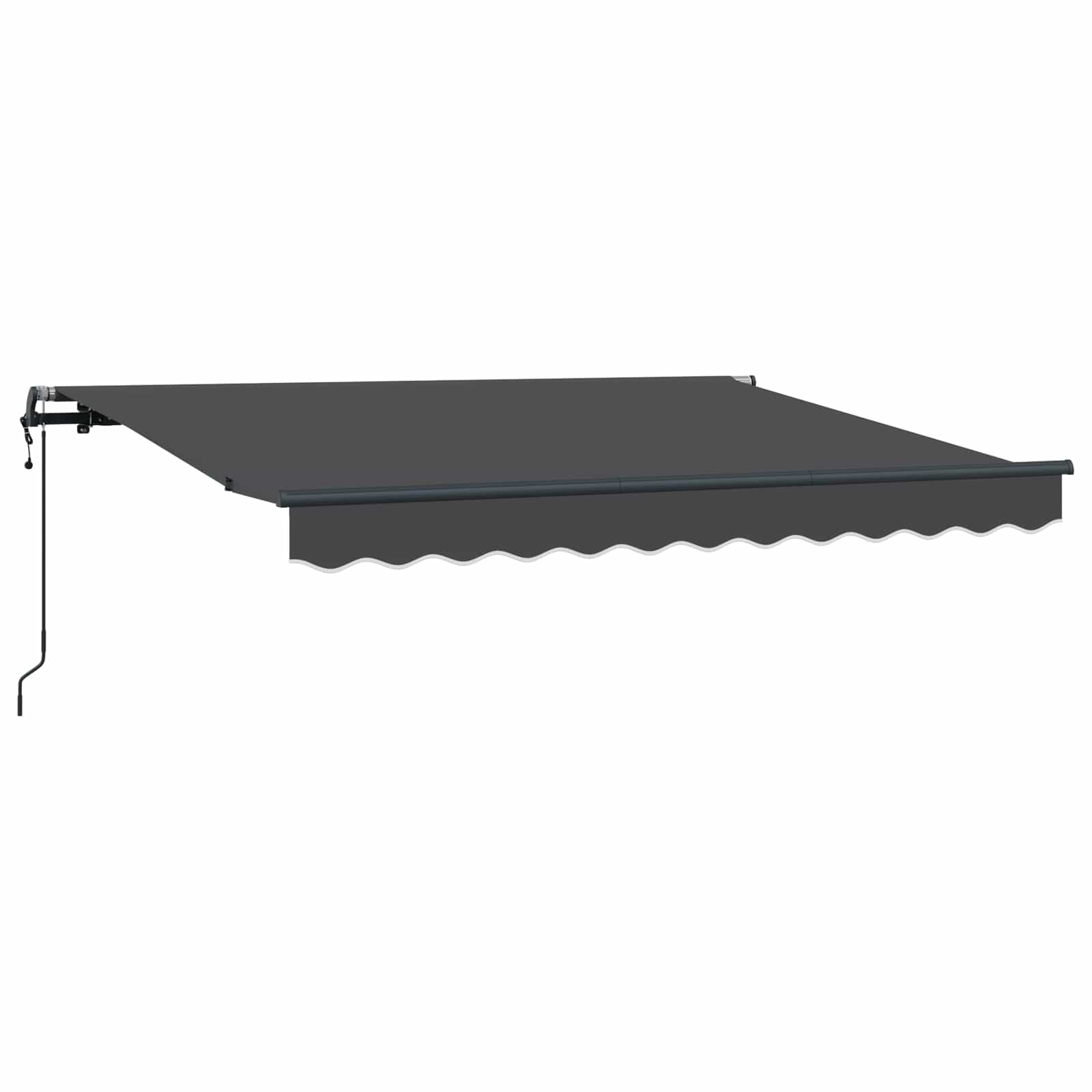vidaXL Markiza zwijana Antracyt 250 x 200 cm tkanina