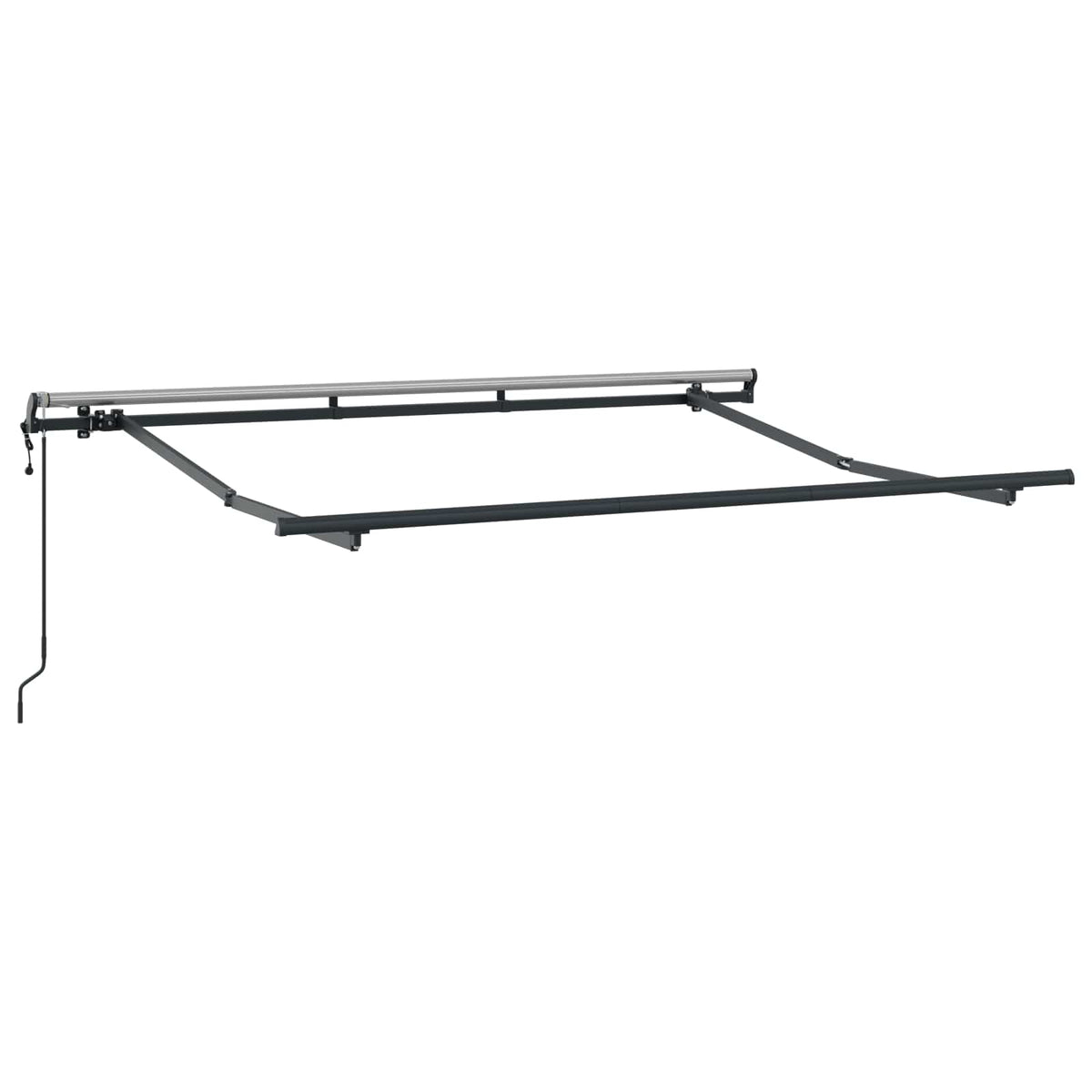 vidaXL Markiza wysuwana bordowy 250 x 200 cm tkanina
