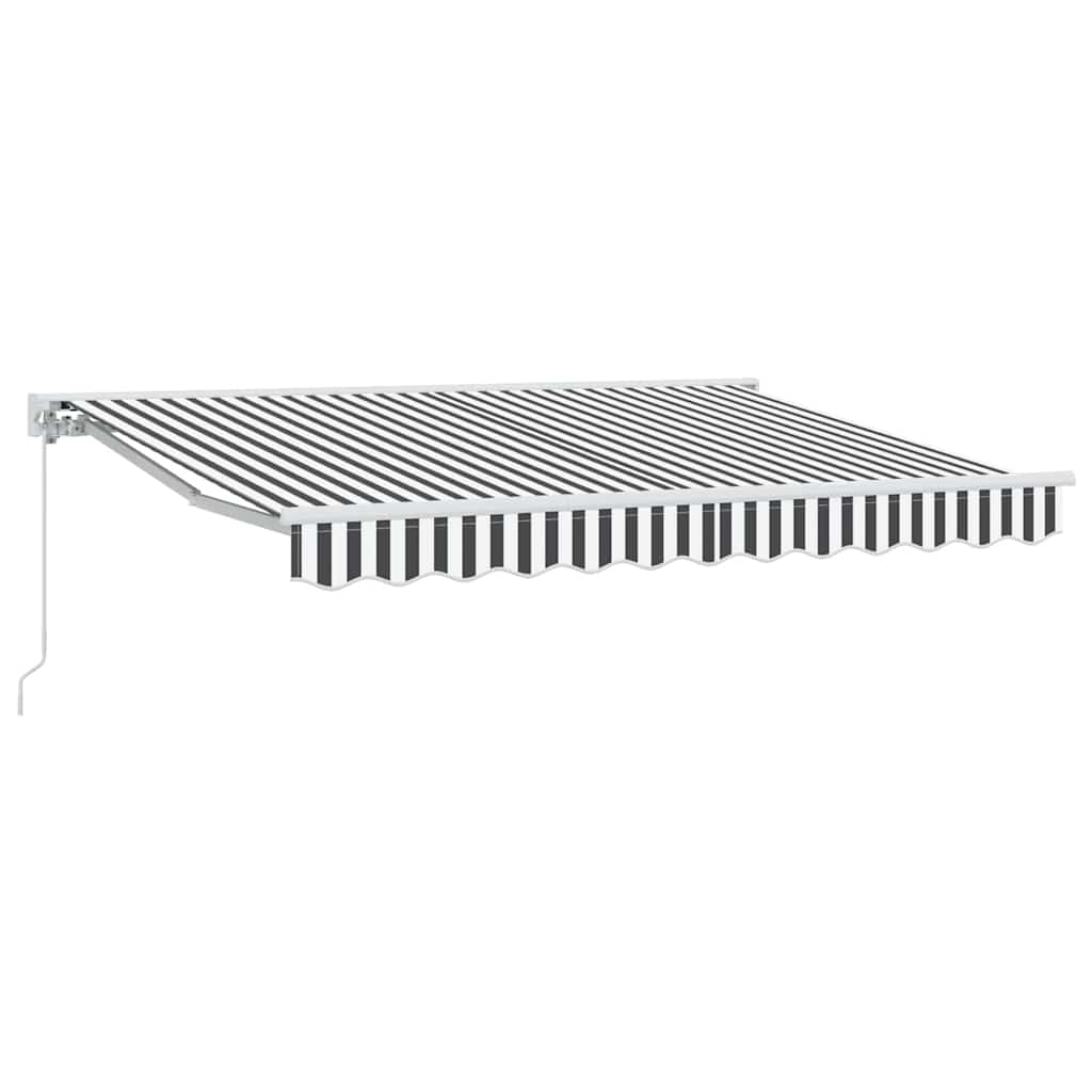vidaXL Rama markizy Antracytowy i biały 250 x 200 cm