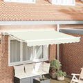 vidaXL Rama markizy Kremowy 300 x 200 cm Poliester z powłoką PU