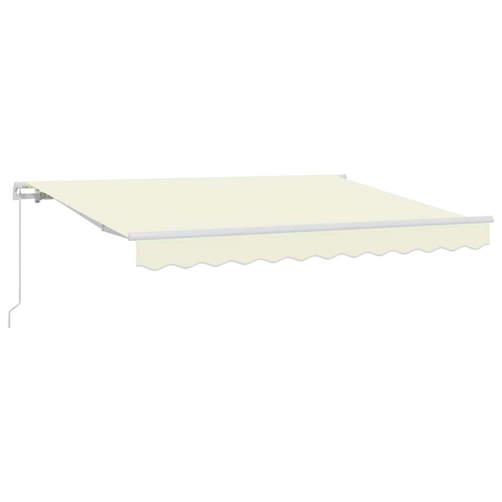 vidaXL Markiza zwijana Kremowy 300 x 200 cm tkanina