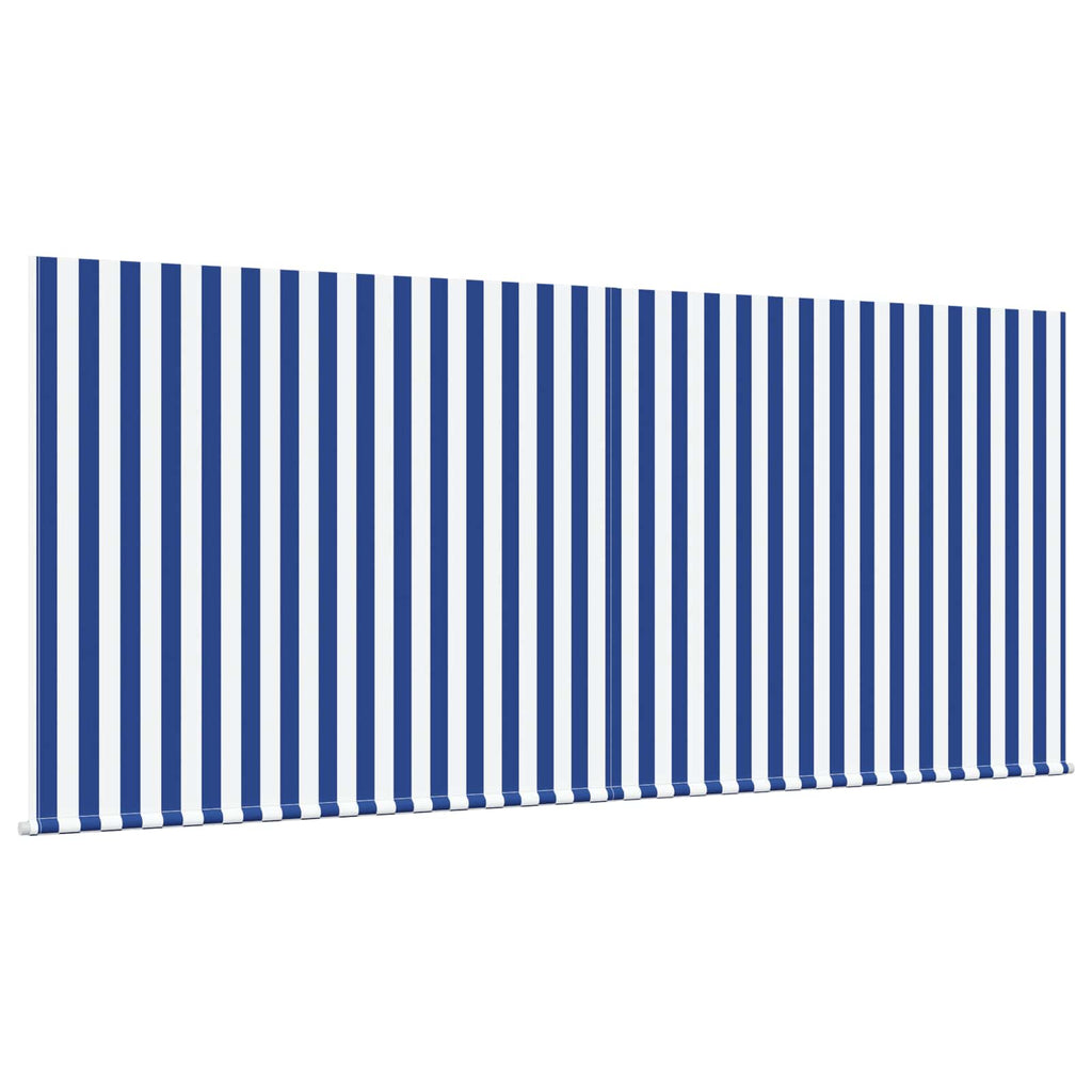 vidaXL Markiza zwijana Niebieski i biały 300 x 200 cm