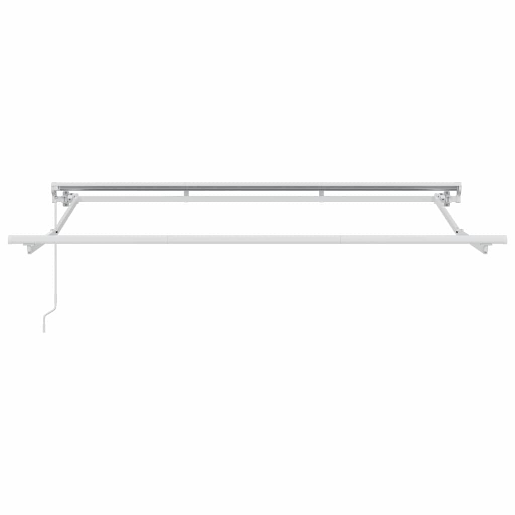 vidaXL Rama markizy Żółty i Biały 300 x 200 cm Poliester z powłoką PU