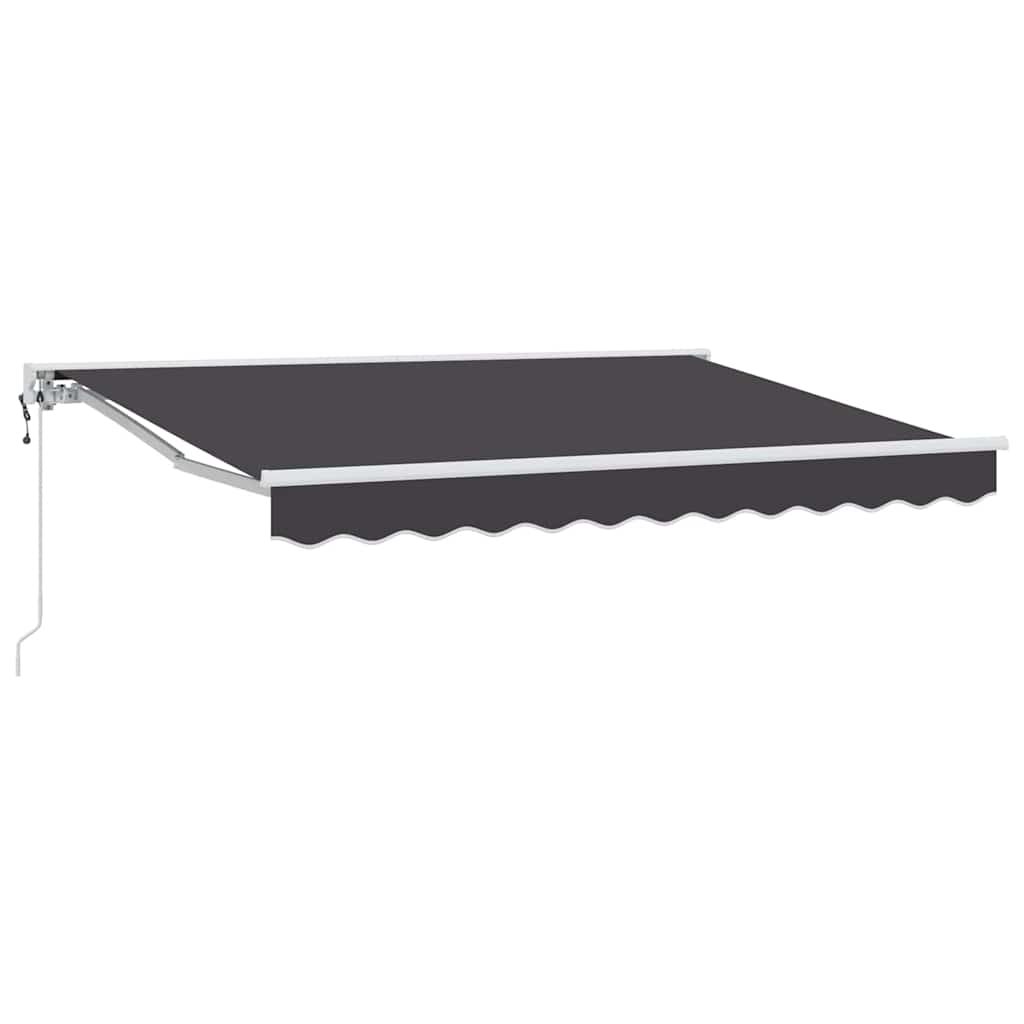 vidaXL Rama markizy Antracyt 300 x 200 cm Poliester z powłoką PU