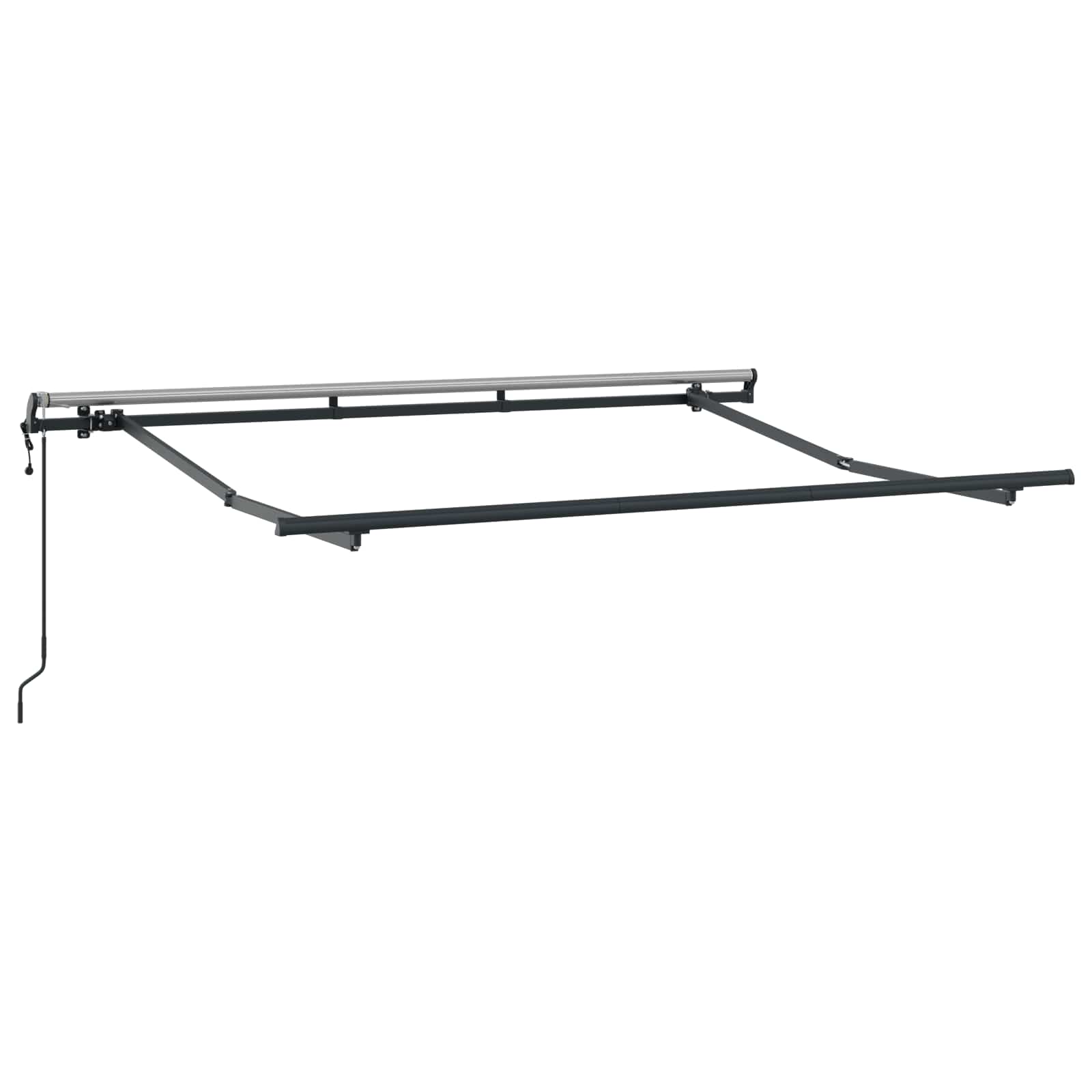 vidaXL Markiza wysuwana bordowy 300 x 200 cm tkanina