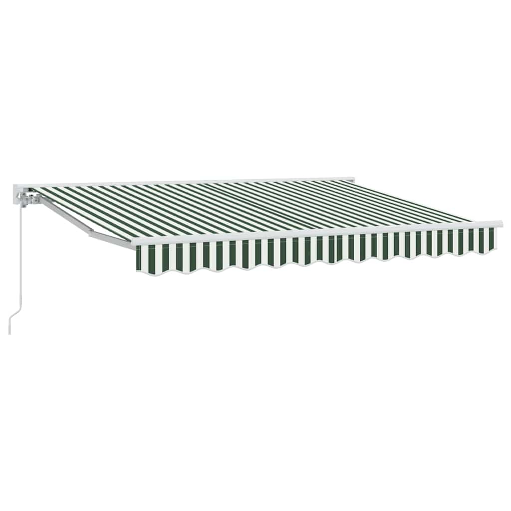vidaXL Rama markizy Zielony i Biały 300 x 200 cm