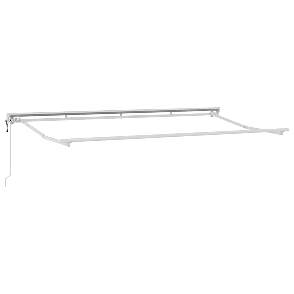 vidaXL Rama markizy Niebieski i biały 350 x 200 cm