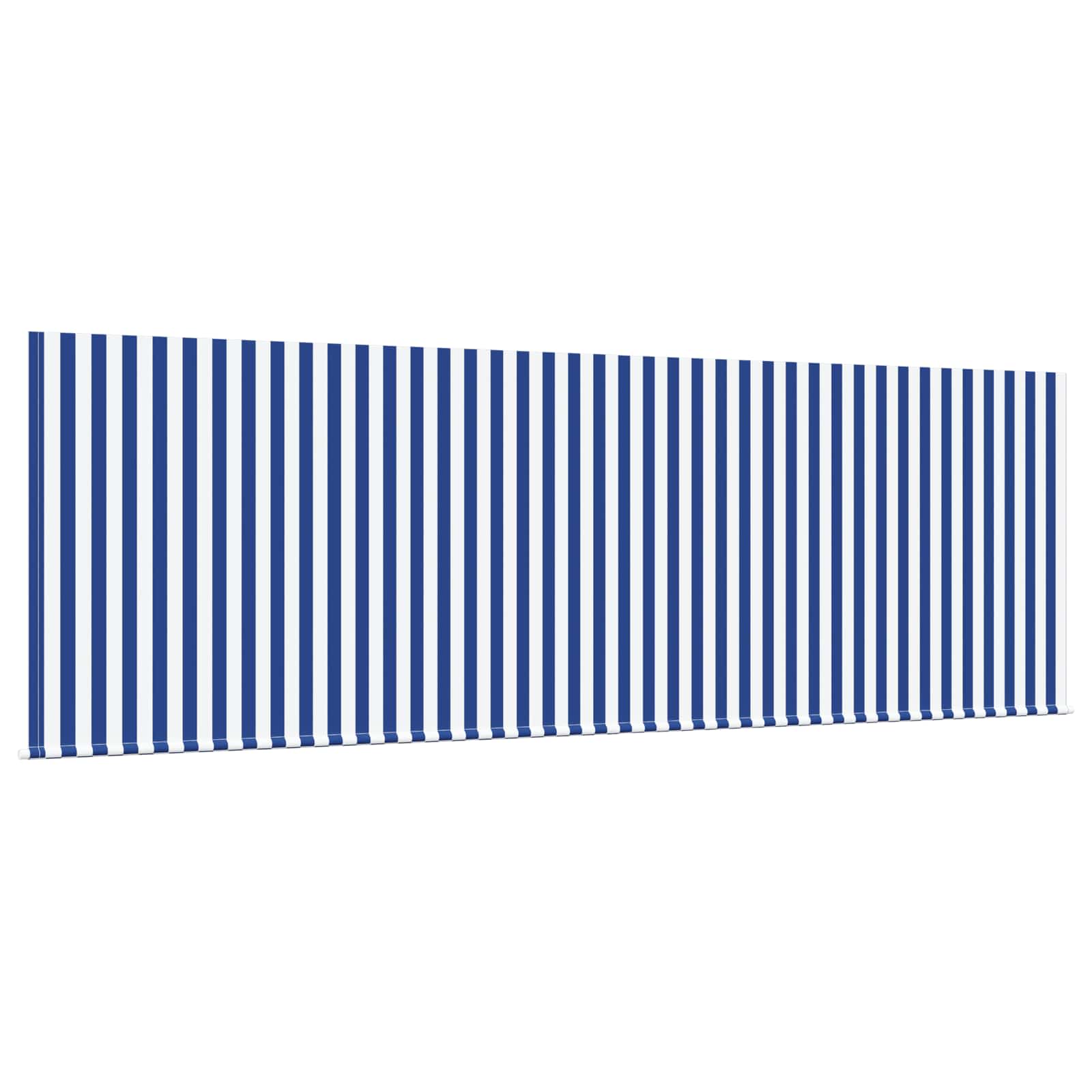 vidaXL Markiza zwijana Niebieski i biały 350 x 200 cm