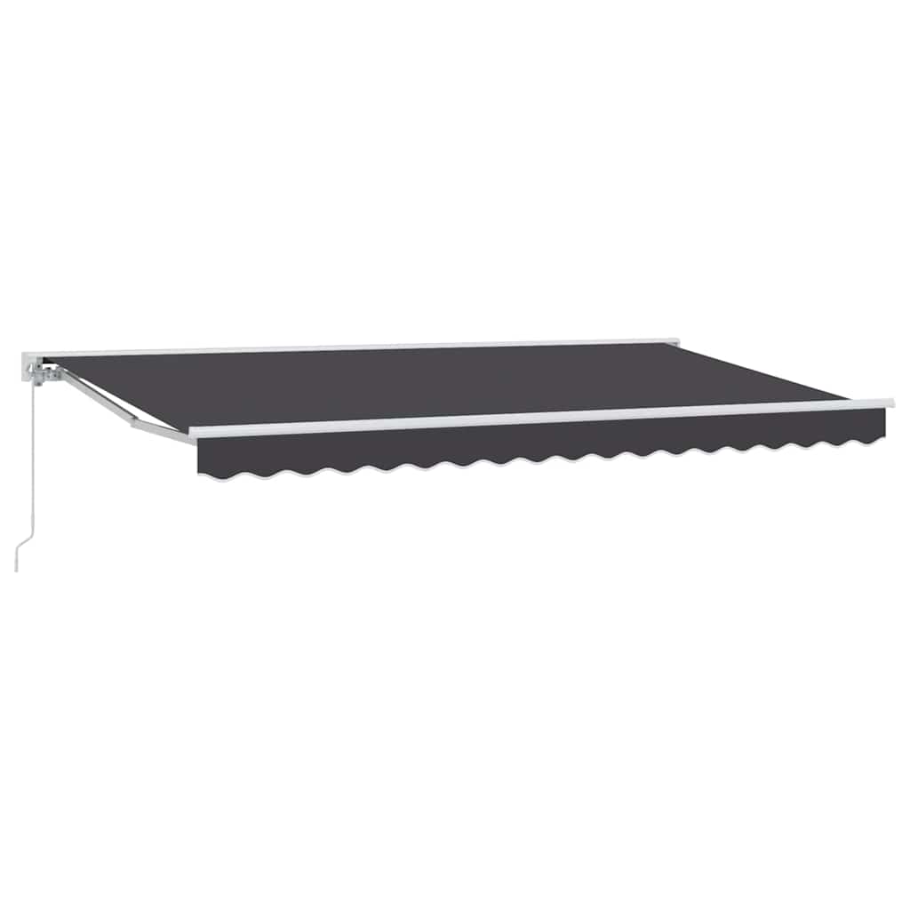 vidaXL Rama markizy Antracyt 350 x 200 cm Poliester z powłoką PU