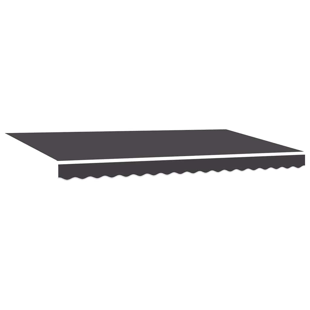 vidaXL Markiza zwijana Antracyt 350 x 200 cm Poliester i aluminium