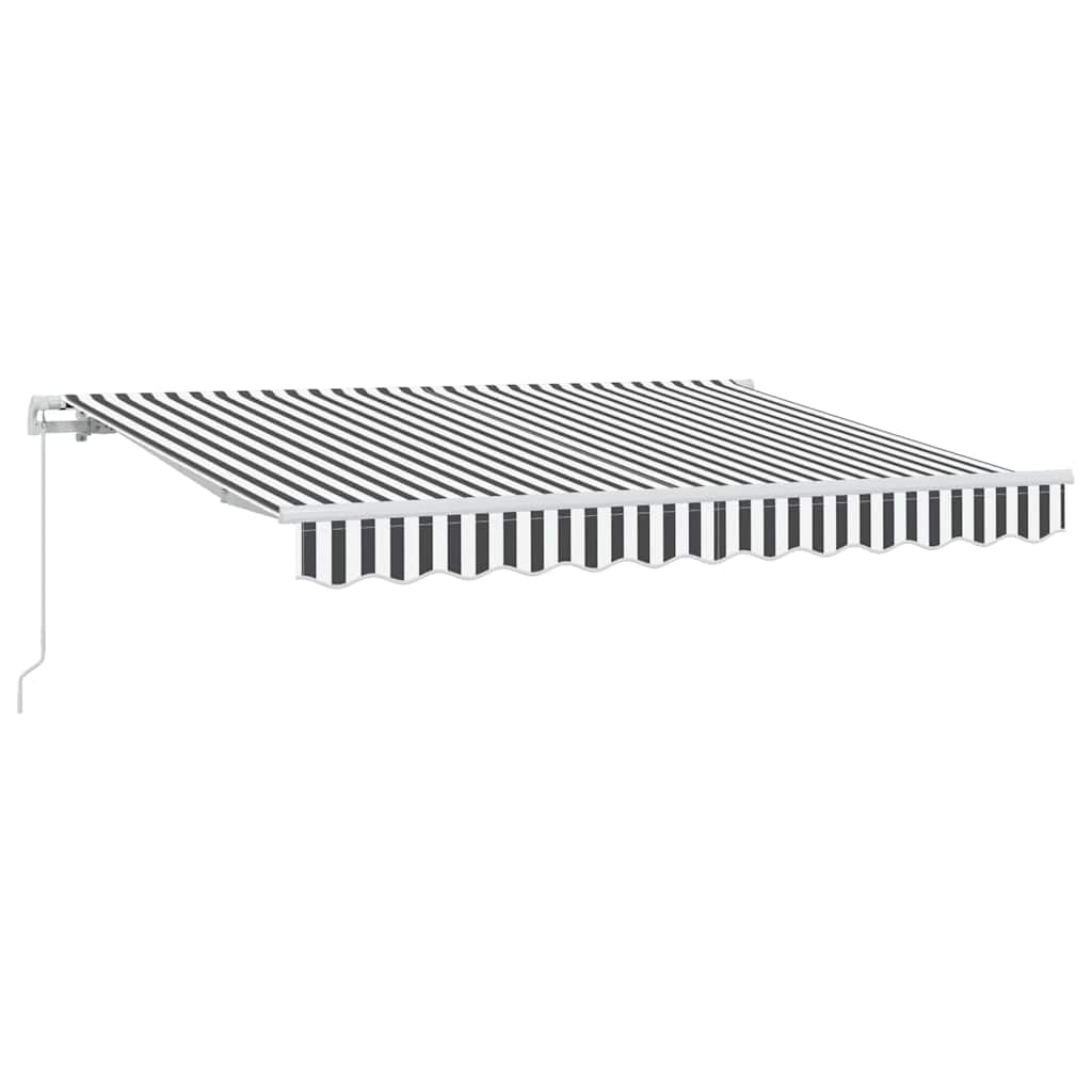 vidaXL Markiza zwijana Antracyt 350 x 200 cm tkanina
