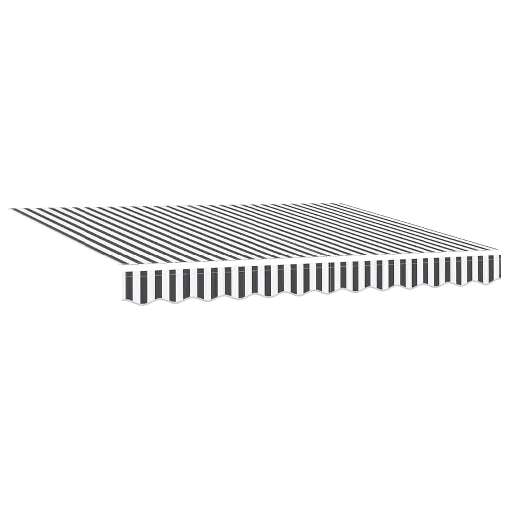 vidaXL Markiza zwijana Antracyt 350 x 200 cm tkanina