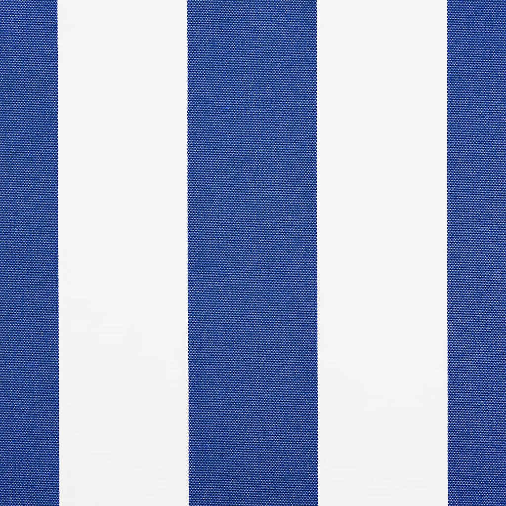 vidaXL Rama markizy Niebieski i biały 400 x 200 cm