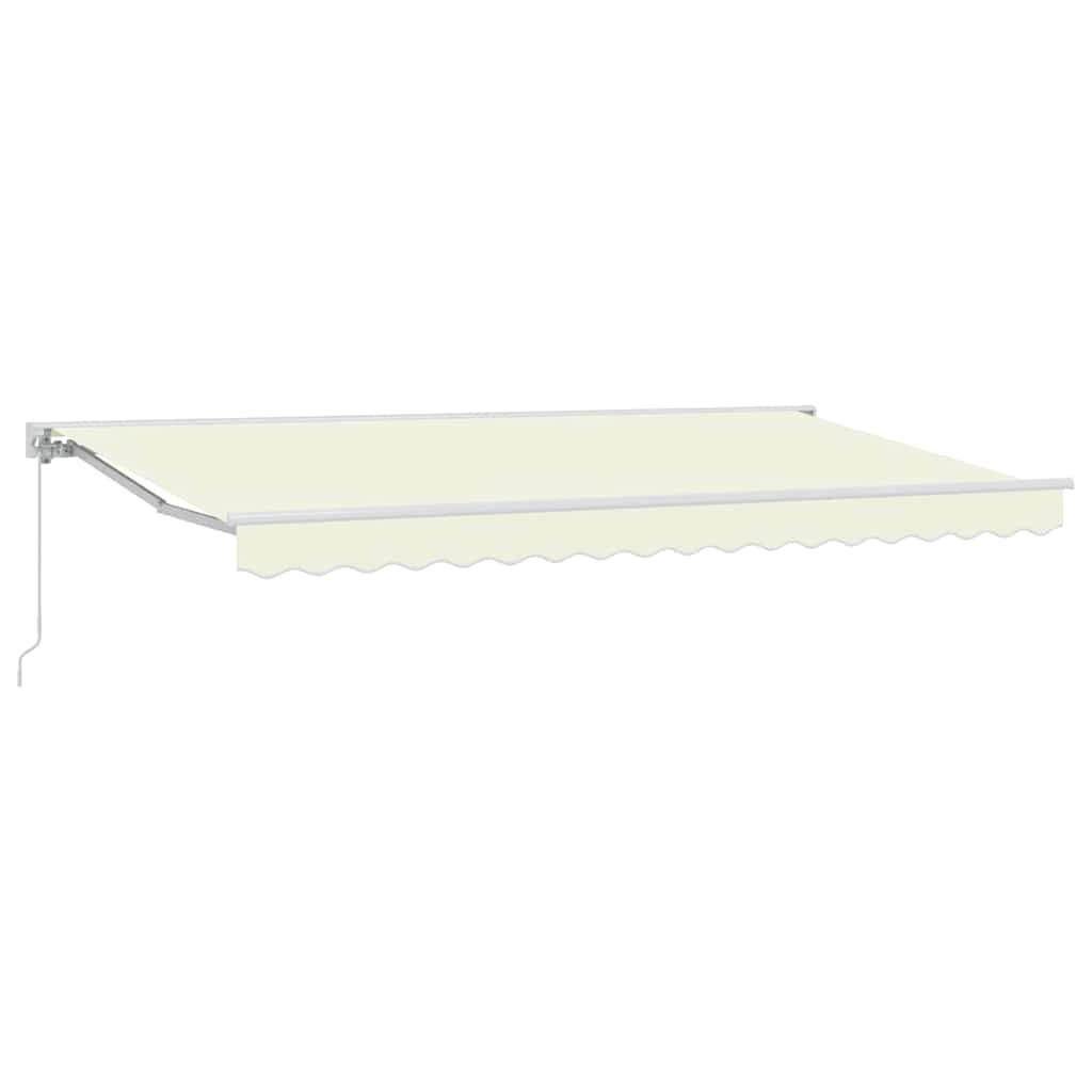 vidaXL Rama markizy kremowy 400 x 200 cm Poliester z powłoką PU