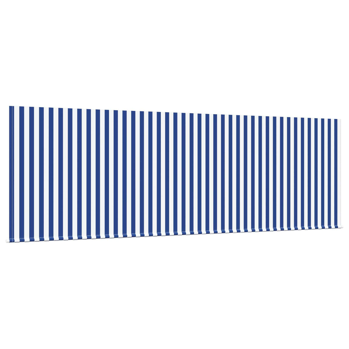 vidaXL Markiza wysuwana Niebieski i biały 400 x 200 cm