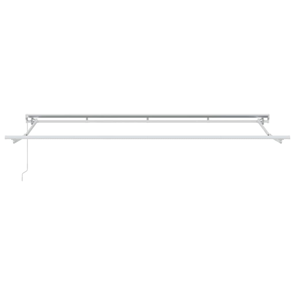 vidaXL Markiza wysuwana Kremowy 400 x 200 cm Poliester i aluminium