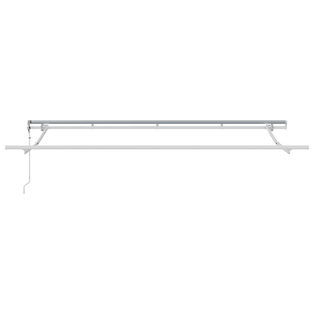 vidaXL Markiza wysuwana Kremowy 400 x 200 cm Poliester i aluminium