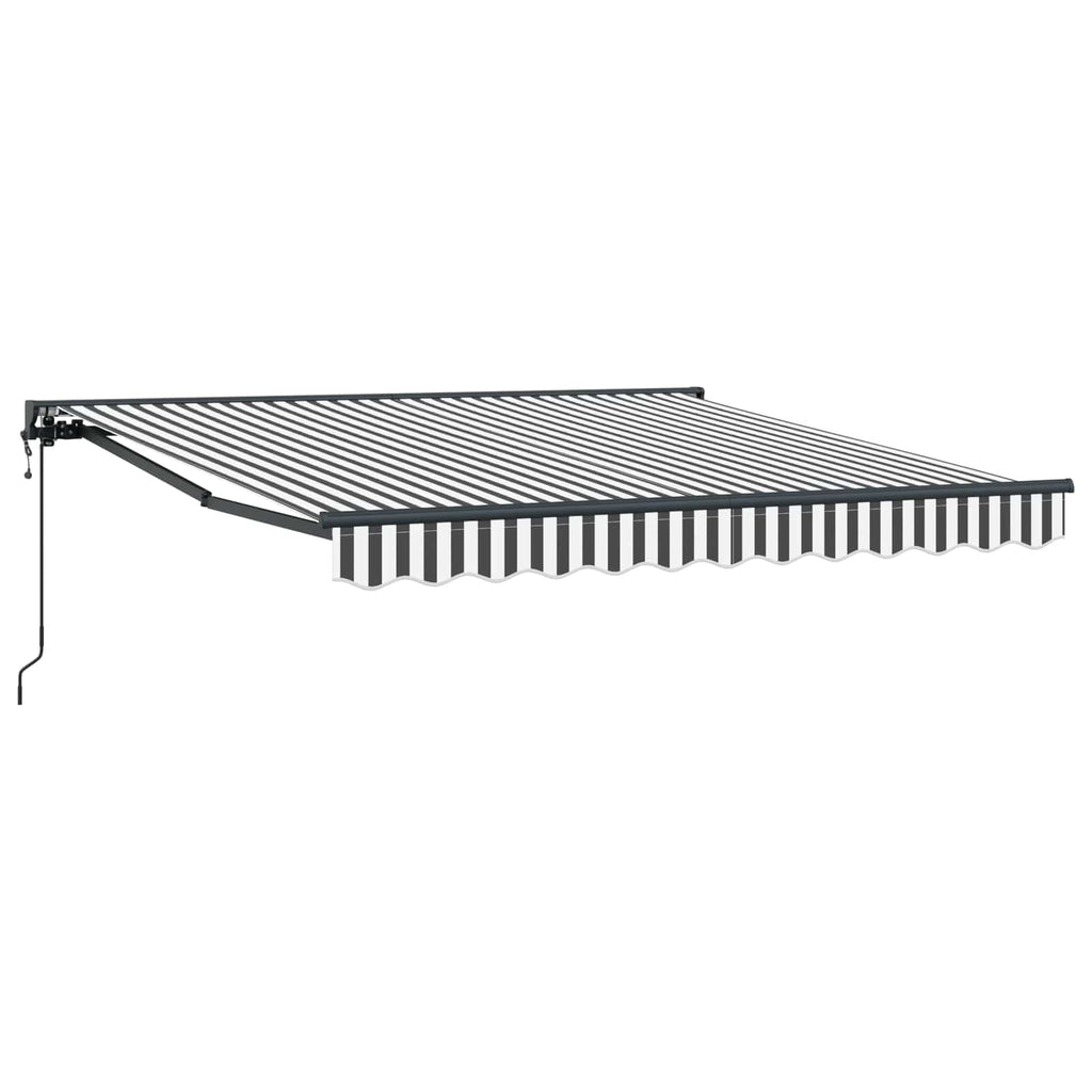 vidaXL Rama markizy Antracytowy i biały 300 x 250 cm