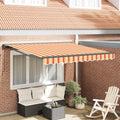 vidaXL Rama markizy Wielokolorowe 300 x 250 cm Poliester z powłoką PU